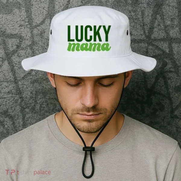 Lucky Mama St Patricks Day Bucket Hat