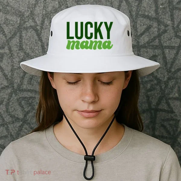 Lucky Mama St Patricks Day Bucket Hat
