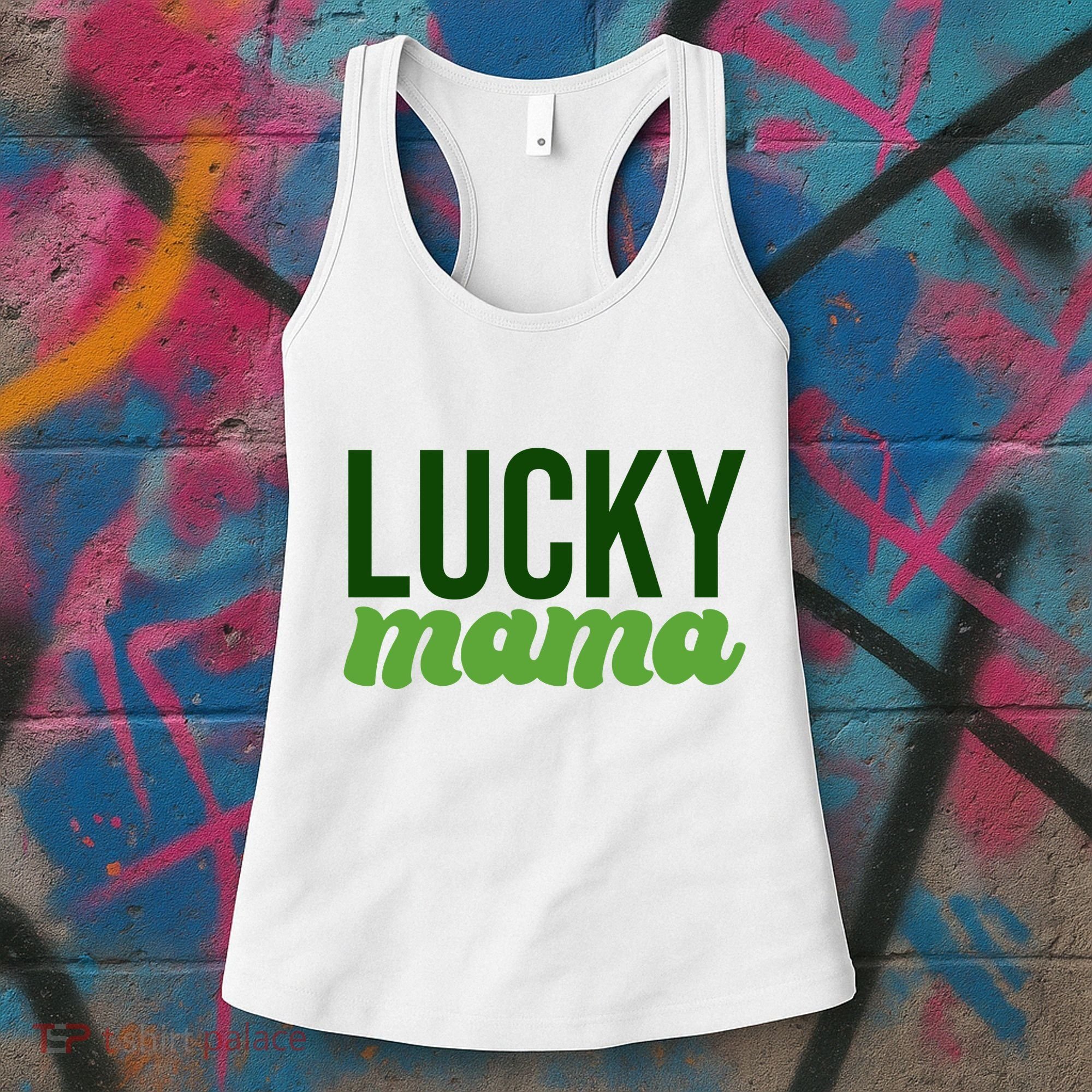 Lucky Mama St Patricks Day Women's Tank Top
