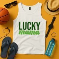 Lucky Mama St Patricks Day Tank Top thumb 4