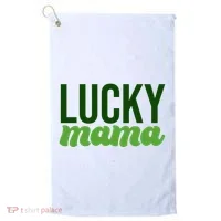 Lucky Mama St Patricks Day Golf Towel thumb 0