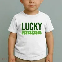 Lucky Mama St Patricks Day Toddler T-Shirt thumb 2