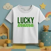 Lucky Mama St Patricks Day Toddler T-Shirt thumb 3