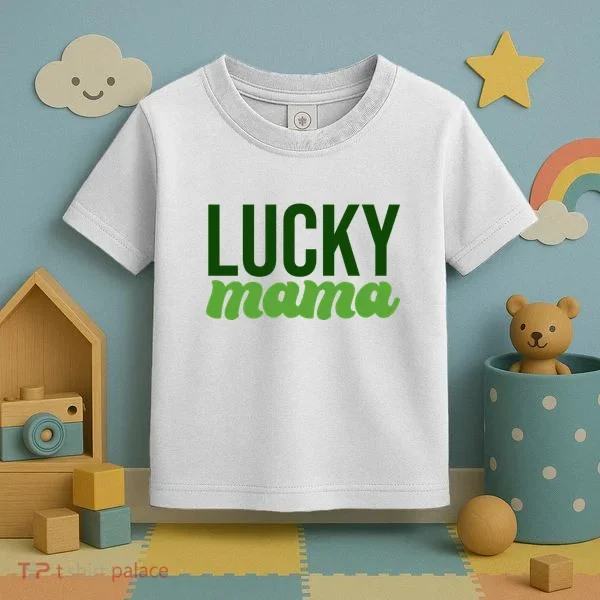 Lucky Mama St Patricks Day Toddler T-Shirt