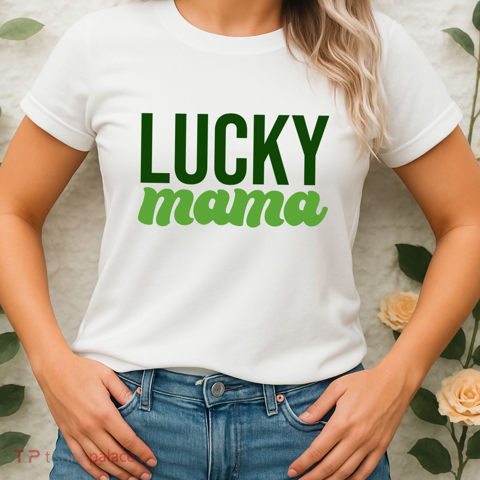 Lucky Mama St Patricks Day Women's T-Shirt