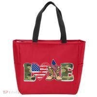 Love Military Support Your Troops And Arm Forces Tote Bag thumb 0