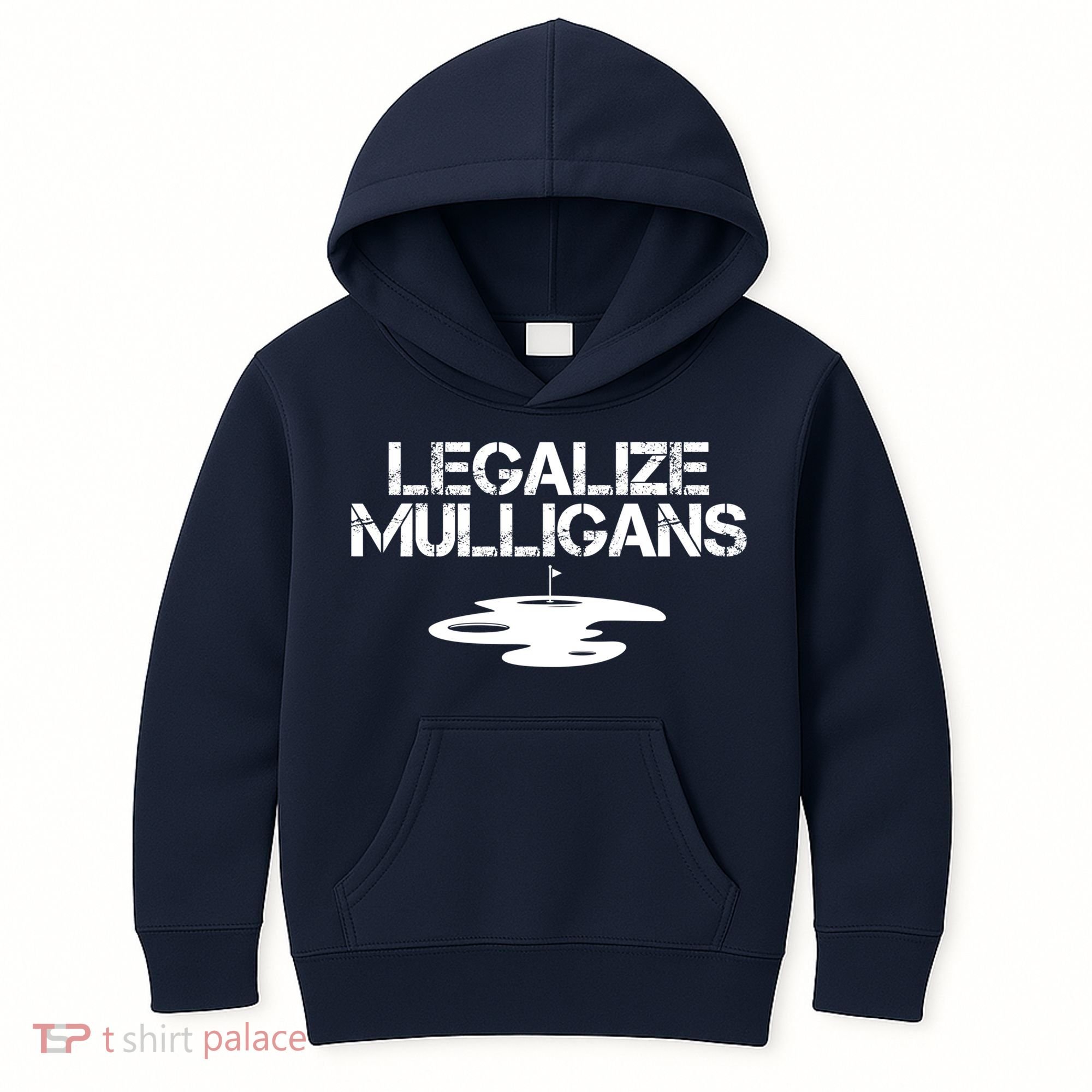 Legalize Mulligans Team Golfer Golfing Quote Saying Funny Kids Hoodie