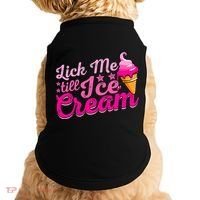Lick Me Till Ice Cream Funny Ice Cream Love Doggie Tank thumb 0