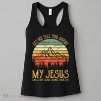 Let Me Tell You About My Jesus Christian Premium Women's Tank Top thumb 3