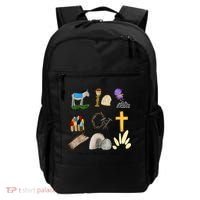 Let Me Tell You A Story He Is Risen Jesus Easter Christian  Backpack thumb 0