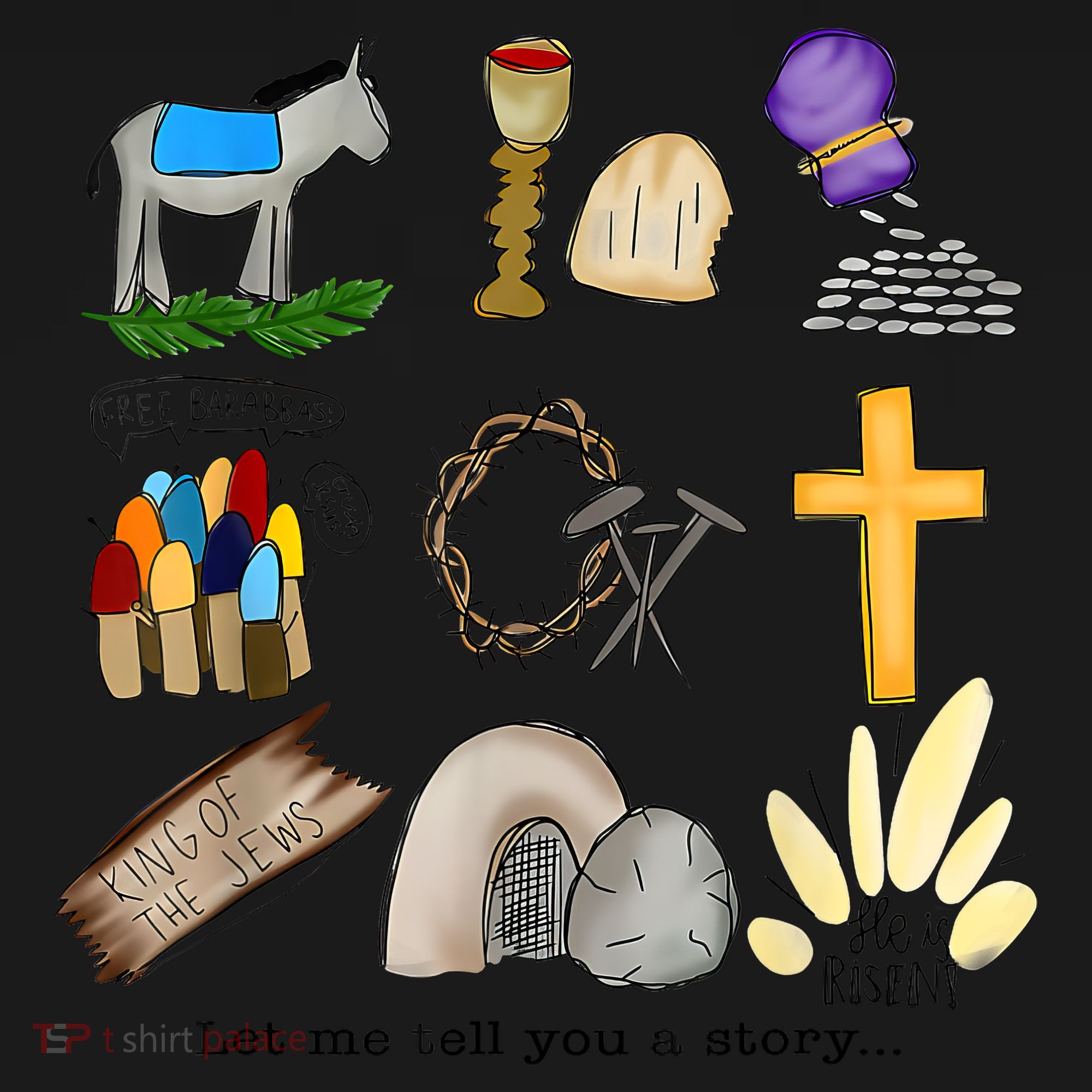 Let Me Tell You A Story He Is Risen Jesus Easter Christian  Coaster