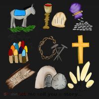 Let Me Tell You A Story He Is Risen Jesus Easter Christian  Tote Bag thumb 4