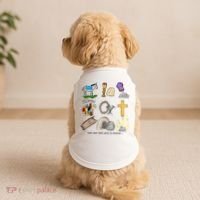 Let Me Tell You A Story He Is Risen Jesus Easter Christian  Doggie Tank thumb 2
