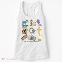 Let Me Tell You A Story He Is Risen Jesus Easter Christian  Women's Tank Top thumb 0