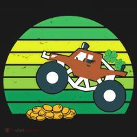 Lucky Monster Truck St Patrick's Day Hoodie thumb 7