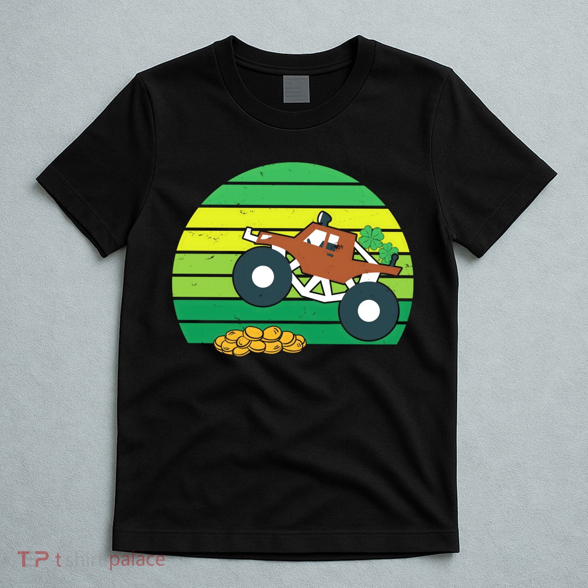 Lucky Monster Truck St Patrick's Day T-Shirt