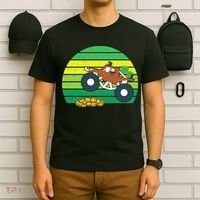 Lucky Monster Truck St Patrick's Day T-Shirt thumb 6