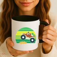 Lucky Monster Truck St Patrick's Day Coffee Mug thumb 3
