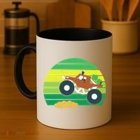 Lucky Monster Truck St Patrick's Day Coffee Mug thumb 4