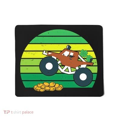 Lucky Monster Truck St Patrick's Day Mousepad
