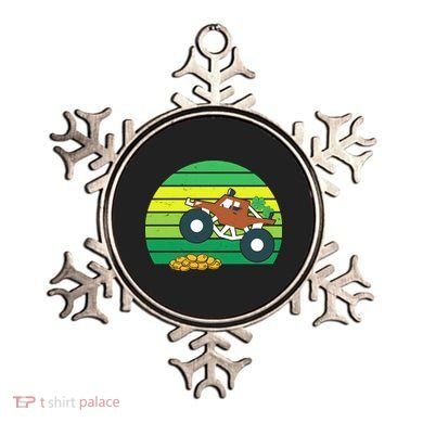 Lucky Monster Truck St Patrick's Day Ornament