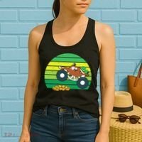 Lucky Monster Truck St Patrick's Day Women's Tank Top thumb 2