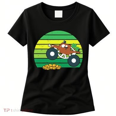 Lucky Monster Truck St Patrick's Day Women's T-Shirt