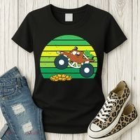 Lucky Monster Truck St Patrick's Day Women's T-Shirt thumb 3