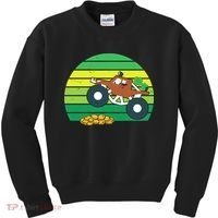 Lucky Monster Truck St Patrick's Day Kids Sweatshirt thumb 0