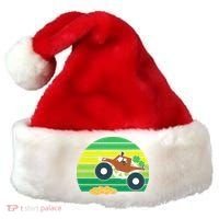 Lucky Monster Truck St Patrick's Day Santa Hat thumb 0