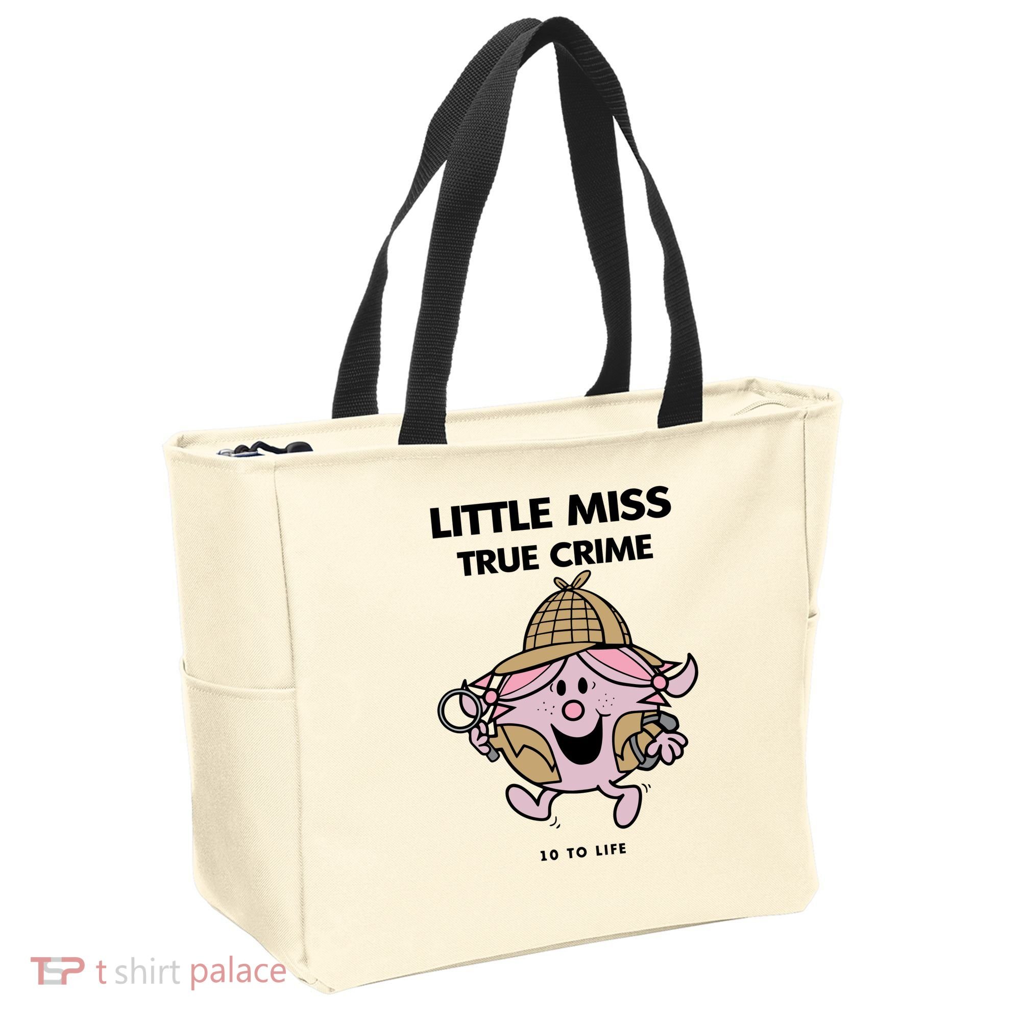 Little Miss True Crime Pigment Tote Bag