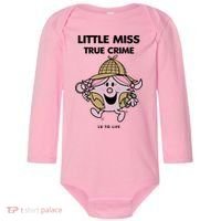 Little Miss True Crime Pigment Baby Long Sleeve Bodysuit thumb 0