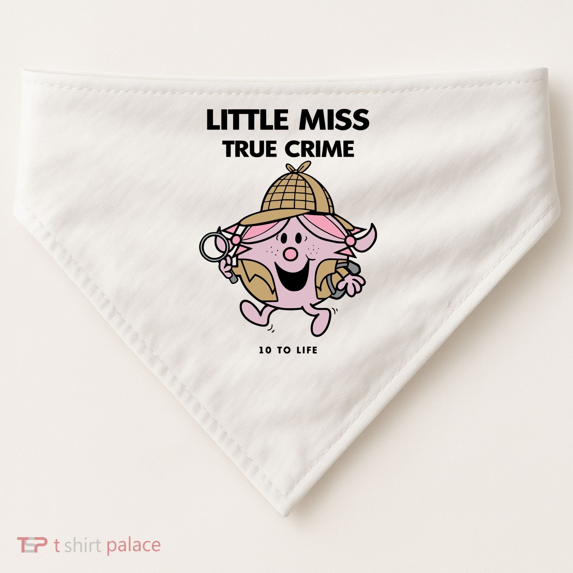 Little Miss True Crime Pigment USA-Made Doggie Bandana