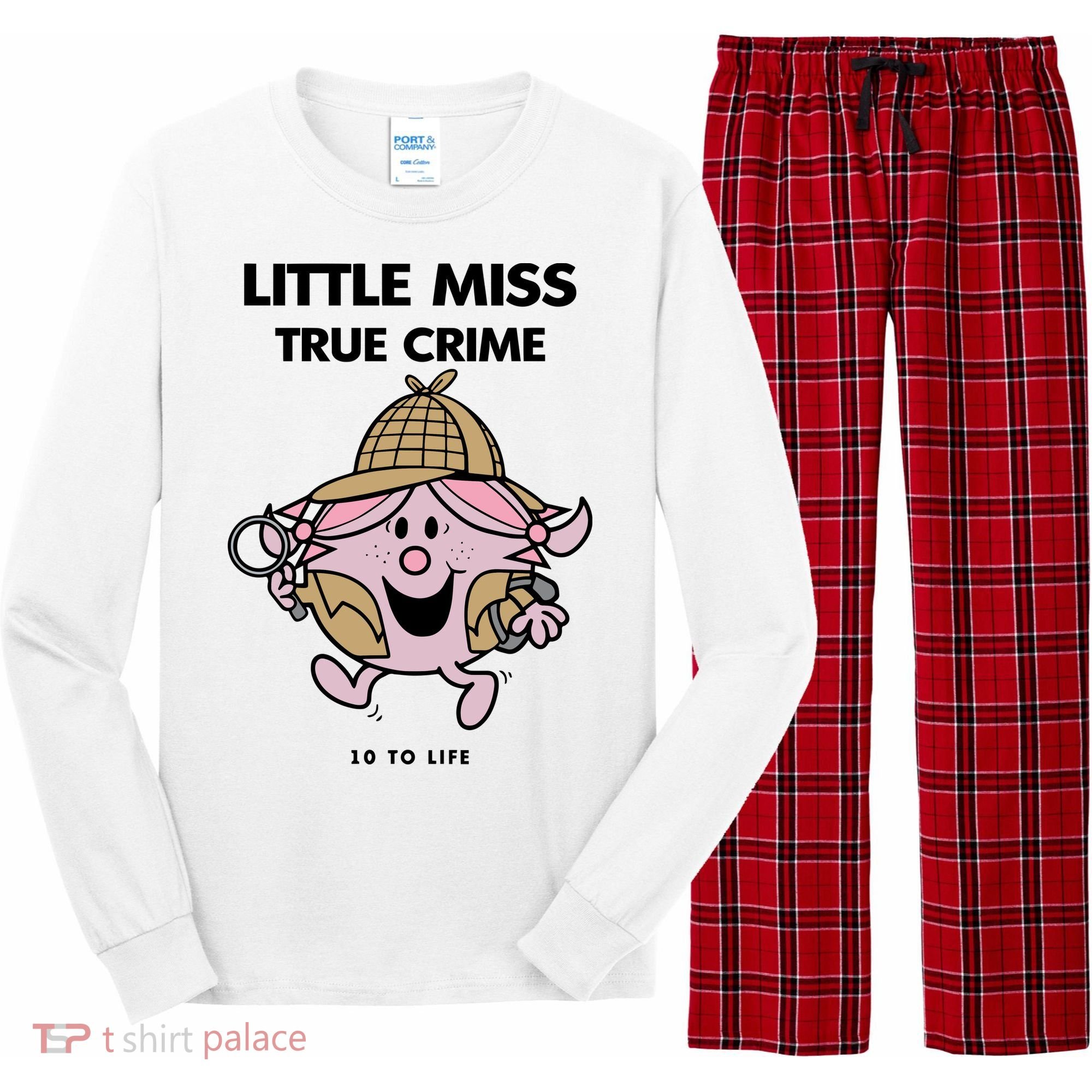 Little Miss True Crime Pigment Long Sleeve Pajama Set