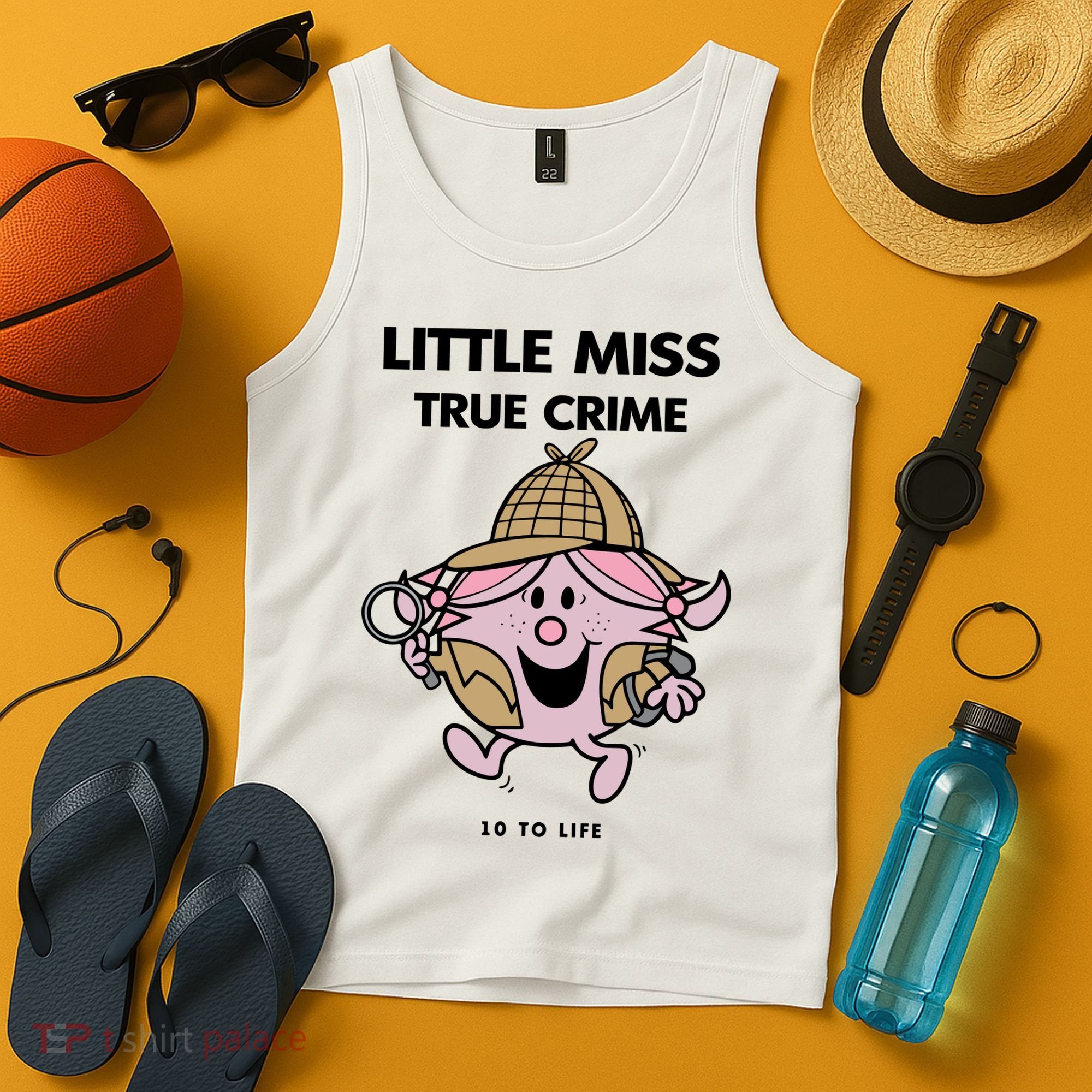 Little Miss True Crime Pigment Tank Top