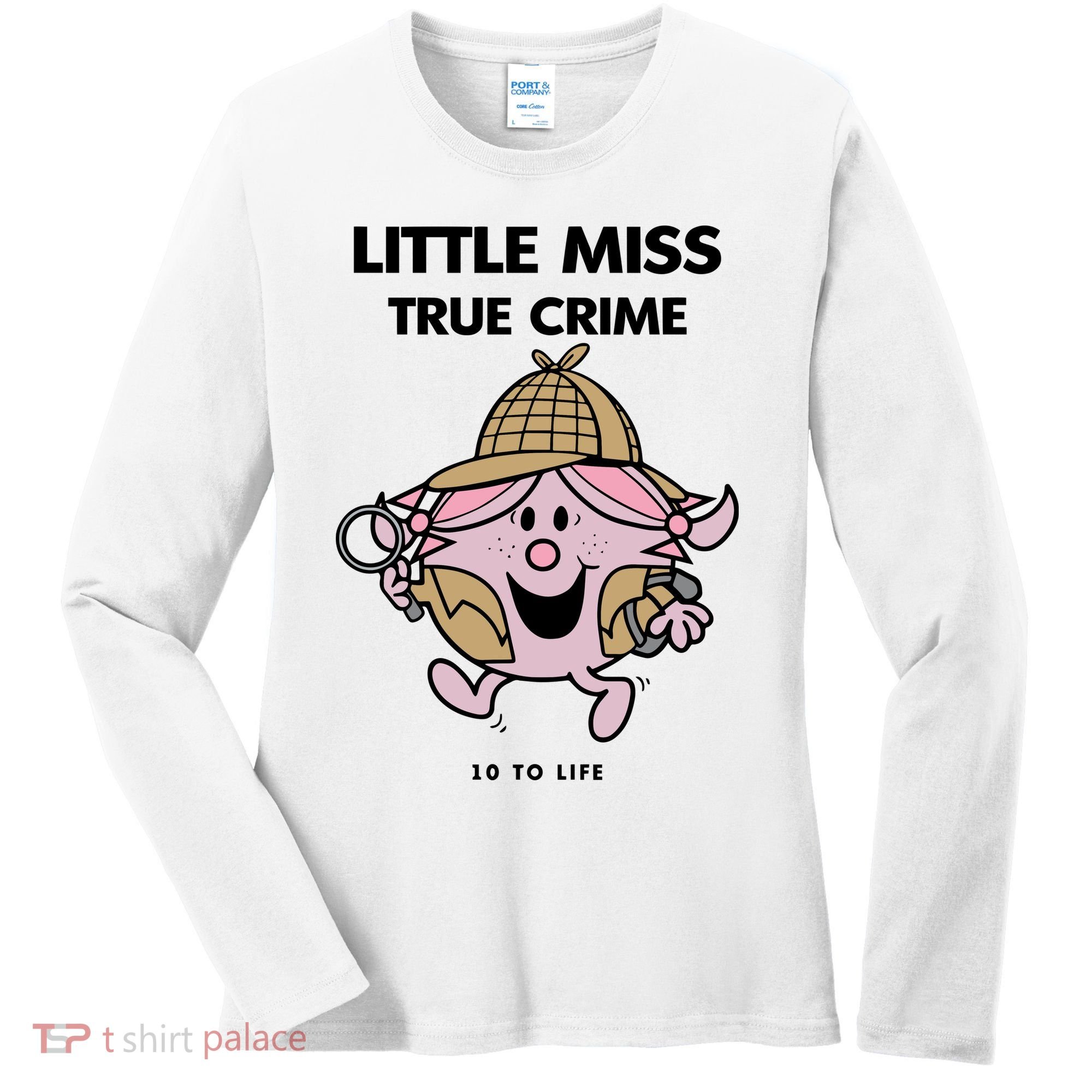 Little Miss True Crime Pigment Women's Long Sleeve Shirt