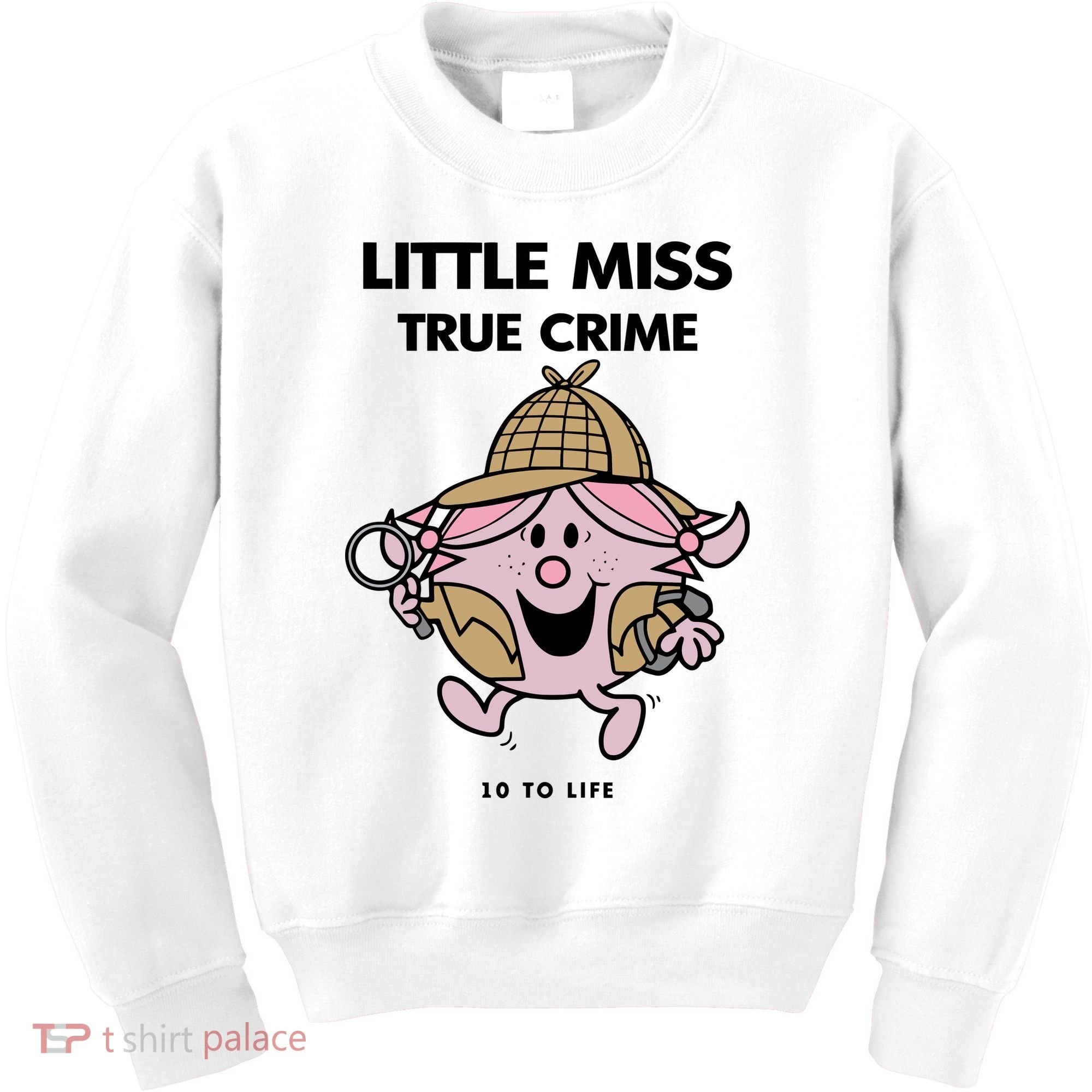 Little Miss True Crime Pigment Kids Sweatshirt