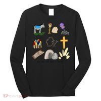 Let Me Tell You A Story Jesus Religious Christian Easter Long Sleeve Shirt thumb 0
