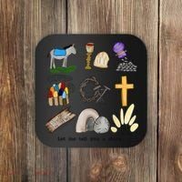 Let Me Tell You A Story Jesus Religious Christian Easter Coaster thumb 0