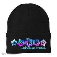 Lahaina Maui Tropical Flower Great Giftgiftvacation Beach Gift Beanie thumb 0