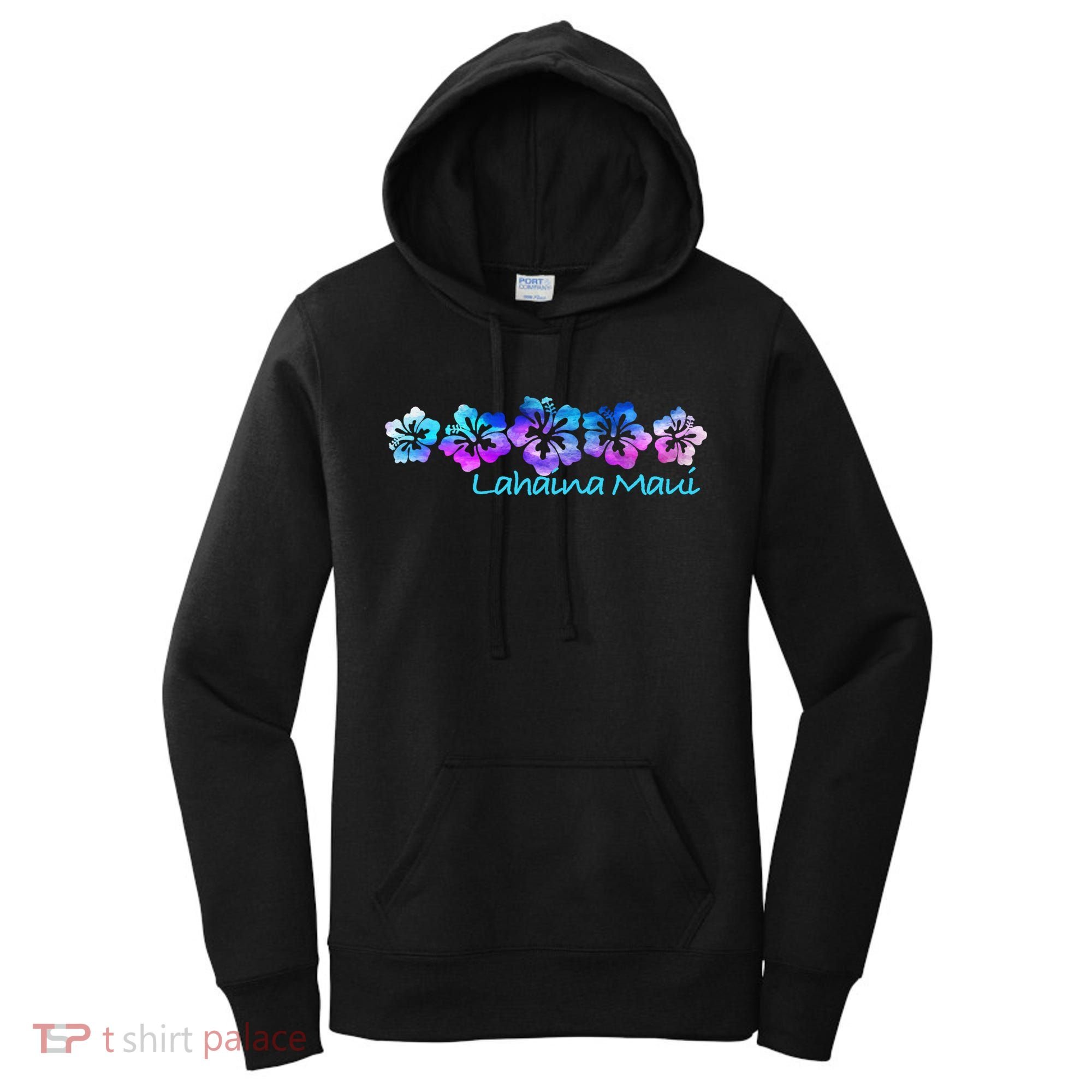 Lahaina Maui Tropical Flower Great Giftgiftvacation Beach Gift Women's Hoodie