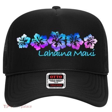 Lahaina Maui Tropical Flower Great Giftgiftvacation Beach Gift Hat