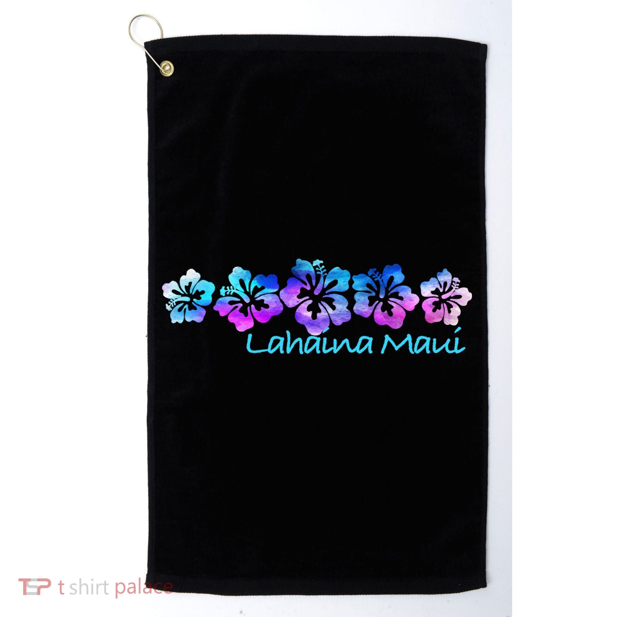Lahaina Maui Tropical Flower Great Giftgiftvacation Beach Gift Golf Towel