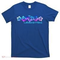Lahaina Maui Tropical Flower Great Giftgiftvacation Beach Gift T-Shirt thumb 0