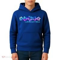 Lahaina Maui Tropical Flower Great Giftgiftvacation Beach Gift Kids Hoodie thumb 4