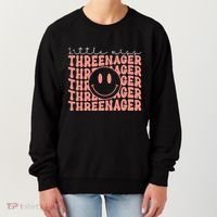 Little Miss Threenager 3rd birthday Boho Cute Women's Sweatshirt thumb 0