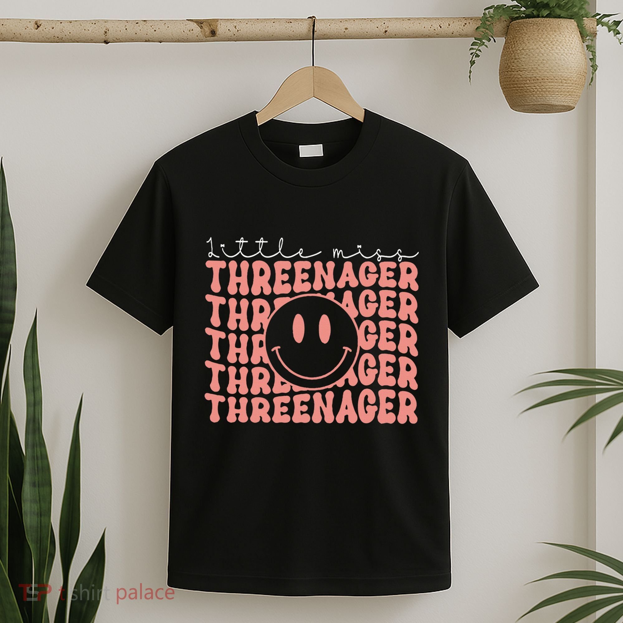 Little Miss Threenager 3rd birthday Boho Cute T-Shirt