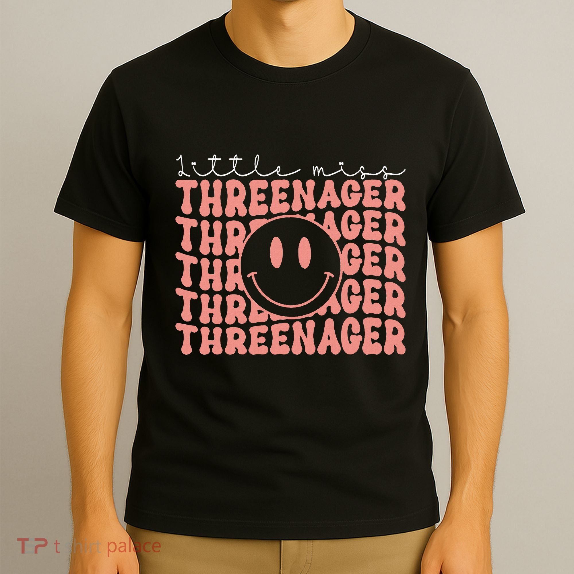 Little Miss Threenager 3rd birthday Boho Cute T-Shirt