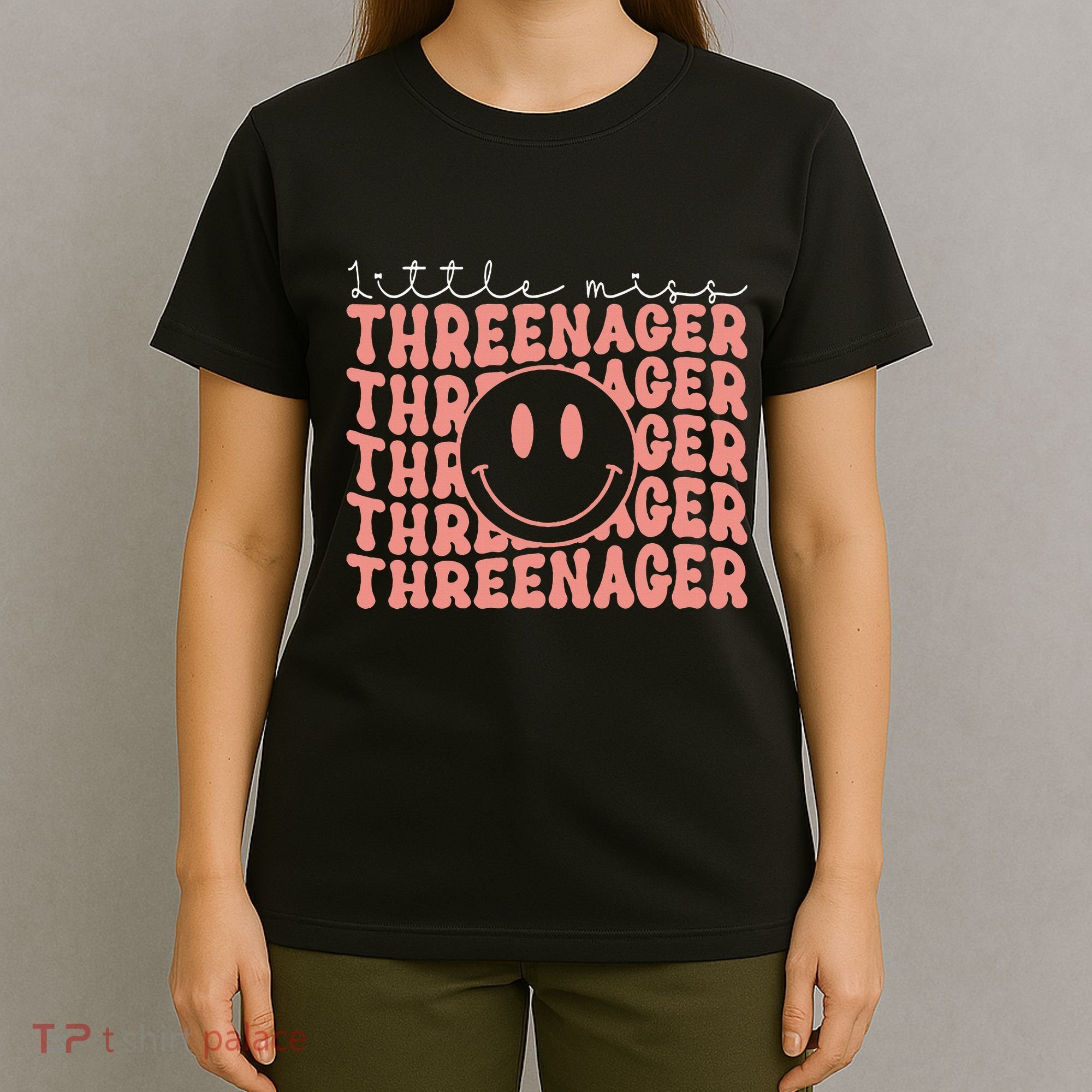 Little Miss Threenager 3rd birthday Boho Cute T-Shirt