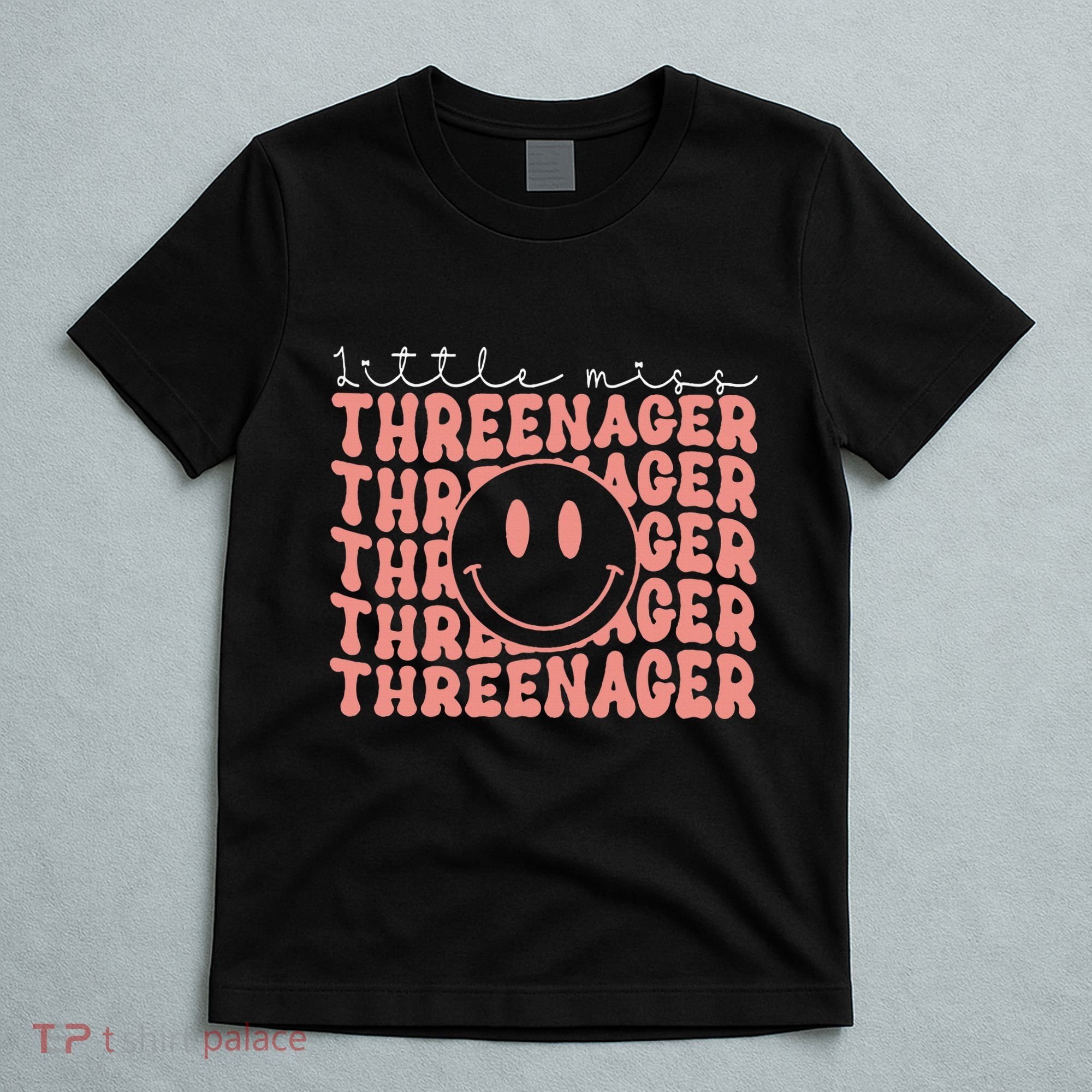 Little Miss Threenager 3rd birthday Boho Cute T-Shirt